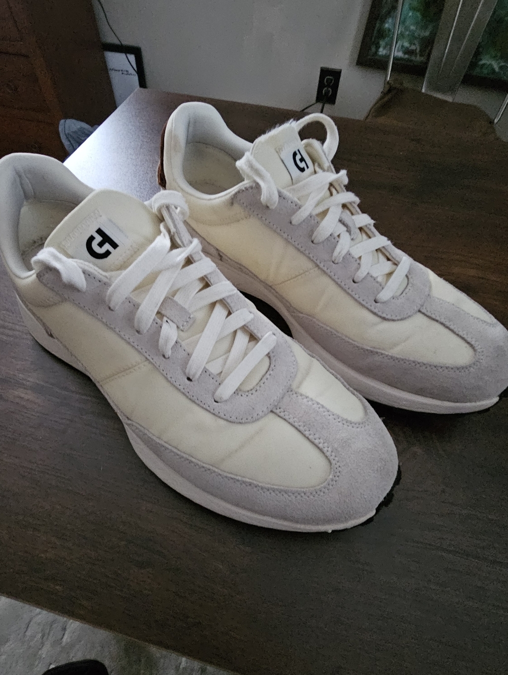 Cole Haan White Men's Retro Runner Sneakers Size 11